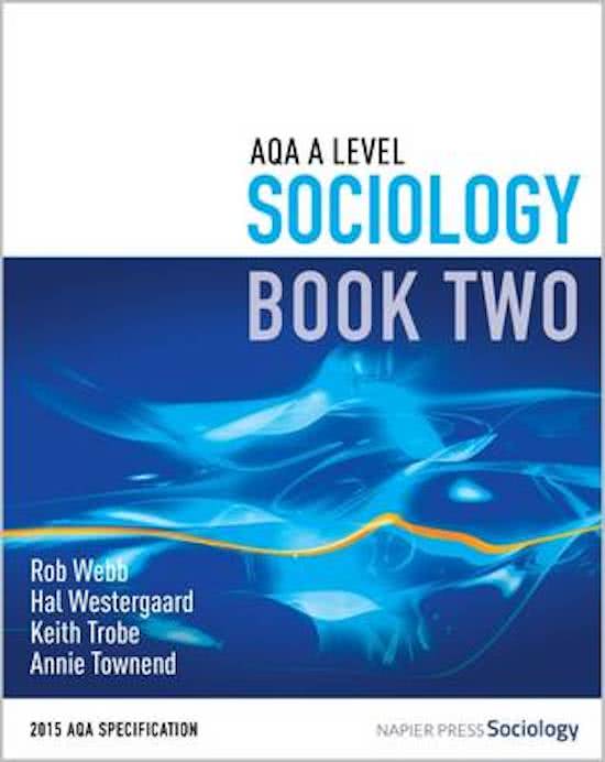 AQA A Level Sociology Book One Including AS Level