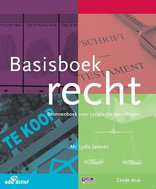 Basisboek Recht GEHEEL 