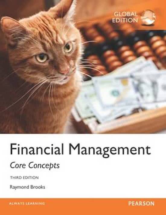 Financial management HC's hoofdstuk 1 tm 10