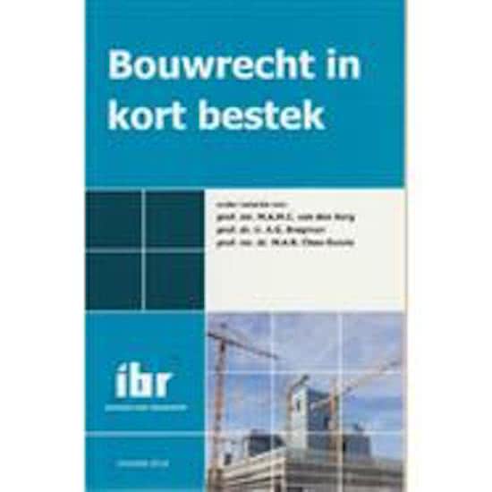 Bouwrecht in kort bestek