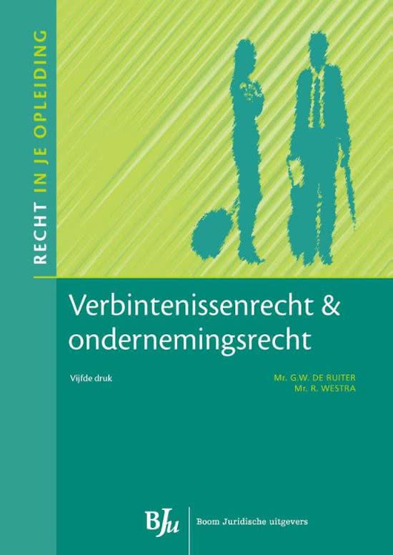 Recht in je opleiding - Verbintenissenrecht & ondernemingsrecht