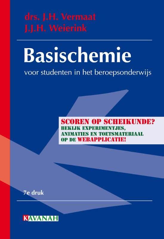 Samenvatting basisscheikunde 