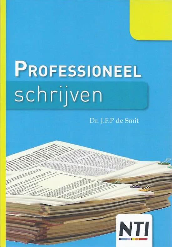 Samenvatting professioneel schrijven