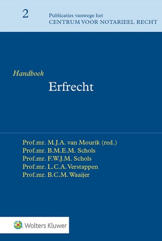 Hoorcolleges 1 t/m 13 Erfrecht II