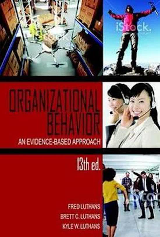 Organizational Behavior