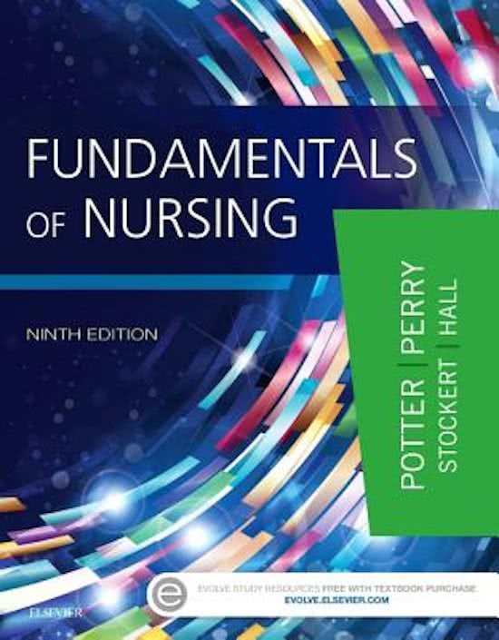 Test Bank For Fundamentals of Nursing 9th Edition Potter Perry - All Chapters | Complete Guide 2023