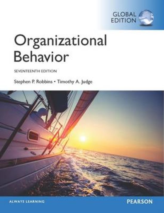 Summary organizational behavior chapter 14-17