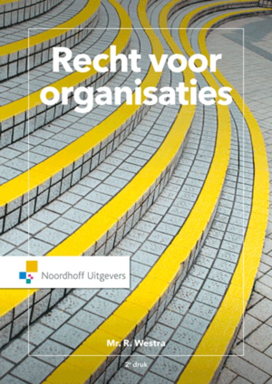 Recht voor organisaties, H1,H2,H5,H6,H7