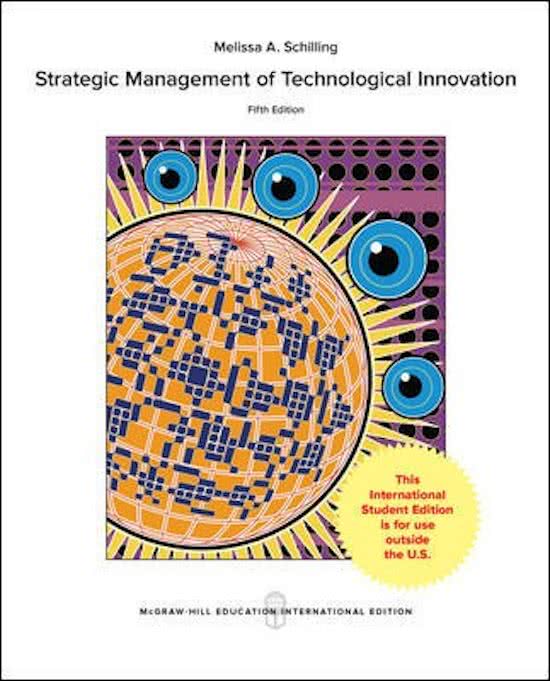 ISE Strategic Management of Technological Innovation