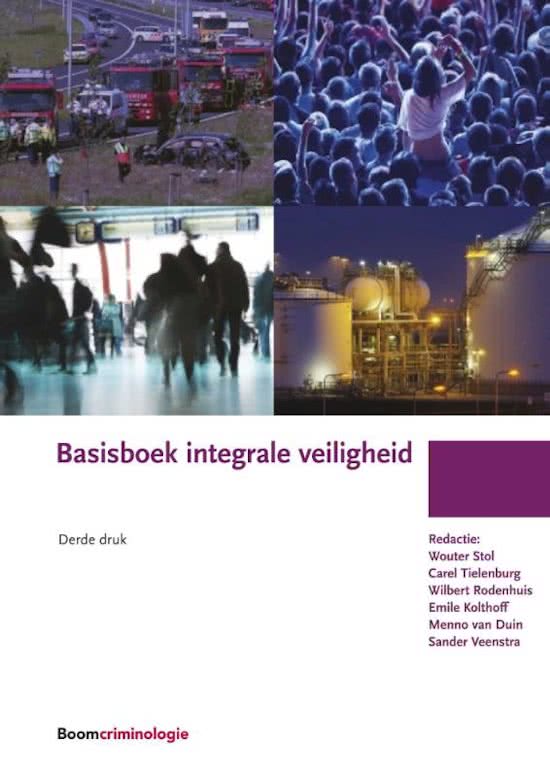 Samenvatting Basisboek Intergrale Veiligheid, hoofdstuk 11, 14 en 15.2, ISBN: 9789462365674 Risico: conceptueel fysieke en sociale veiligheid