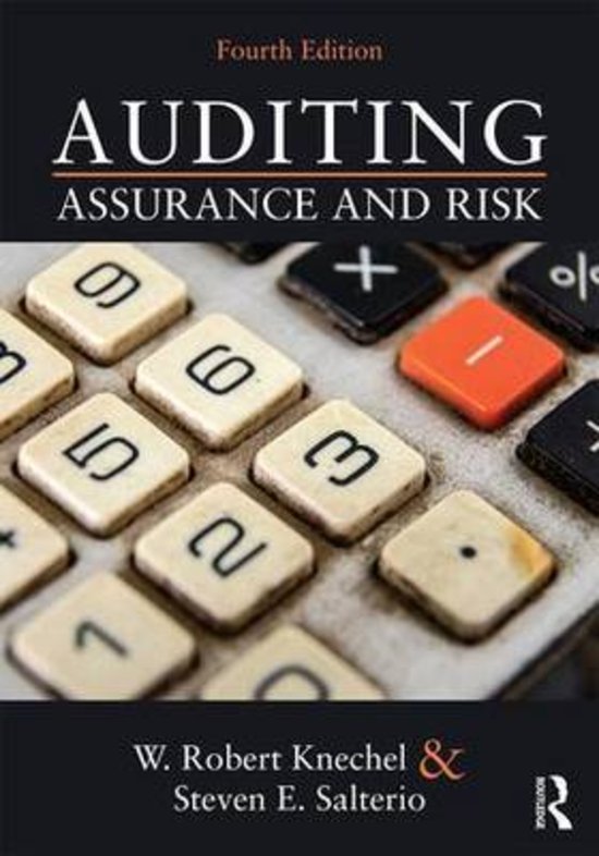 Summary accounting information systems (AIS) - book: auditing assurance and risk by Knecel & Salterio