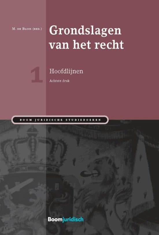 Grondslagen van het recht Boek SV