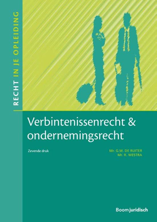 Samenvatting verbintenissenrecht Periode 1, Cluster A