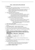 Summary Topic 1 Atomic Structure And The Periodic Table Edexcel Gcse Chemistry Additional Science Stuvia