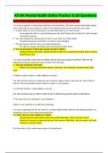 Ati Rn Mental Health Online Practice B 60 Questions Each Of The 4 Options In Each Question Revised With Explained Rationale Ati Rn Mental Health Online Practice B Stuvia