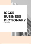 Igcse Business Studies Notes